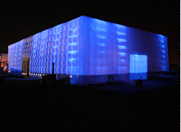 Event LED cube tent