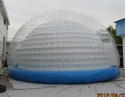 Transparent event dome tent