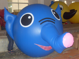 Inflatable helium elephant