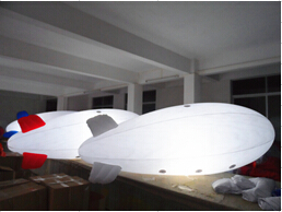 Advertising inflatable helium airship