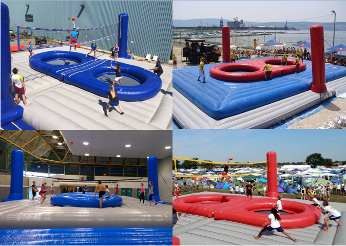Inflatable Bossaball games