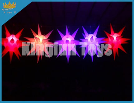 Lighting inflatable party star