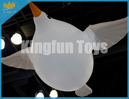Hanging LED inflatable bird decoration