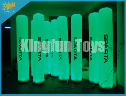Promotional inflatable LED tube