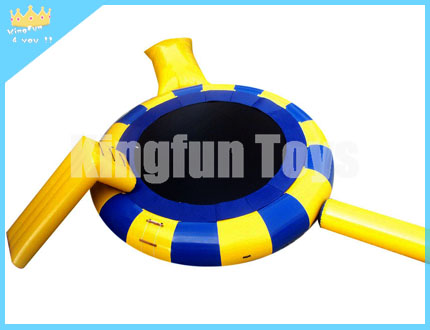 Aqua water trampoline combo