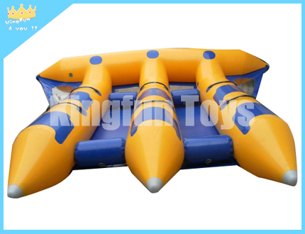 Inflatable water fly fish boat
