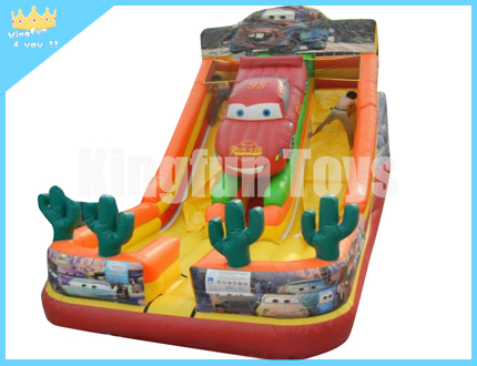 Car inflatable slide for sale