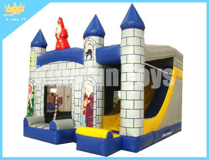 Church inflatable castle combo