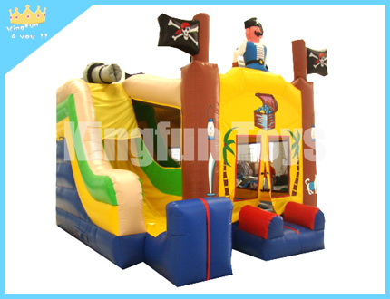 Pirate inflatable bouncer combo