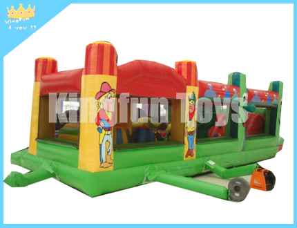 Small inflatable bouce obstacle