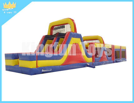 USA style inflatable obstacle course