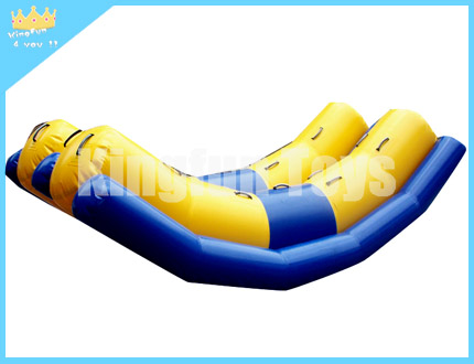 Inflatable water totter for summer