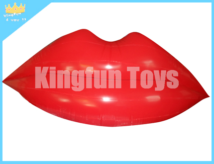 Inflatable lips for Valentine