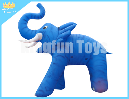 Inflatable elephant model