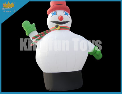 Inflatable snowman for Christmas
