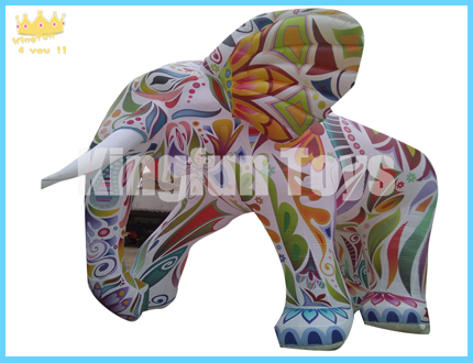 Inflatable elephant model