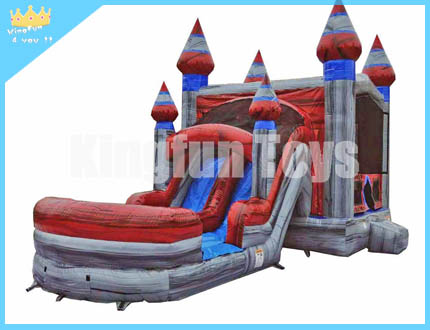 Fire red inflatable combo