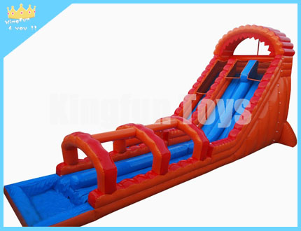 Water slide with slip