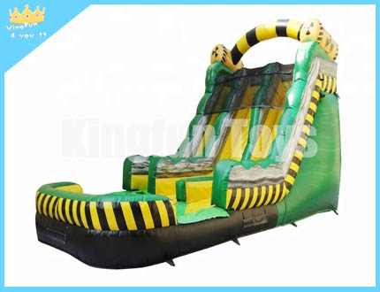 Toxic inflatable water slide
