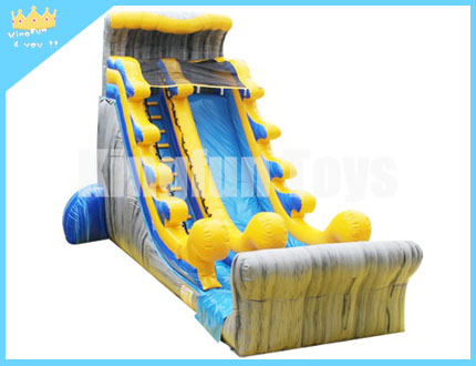 usa style inflatable dry slide