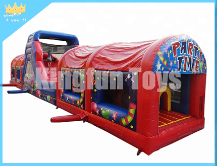 Party time inflatable obstacle