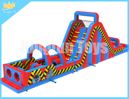Toxic inflatable obstacle games