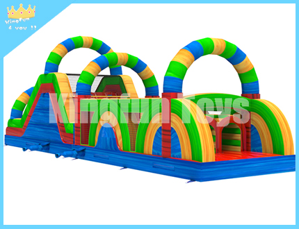 Customized inflatable obstacle course