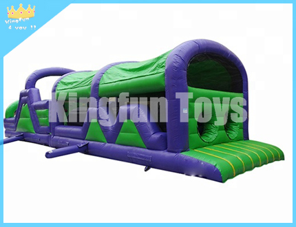 mixed-color inflatable obstacle
