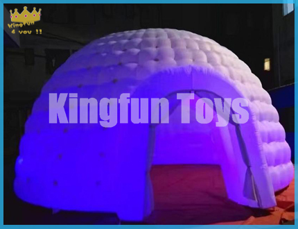 Advertising inflatable dome