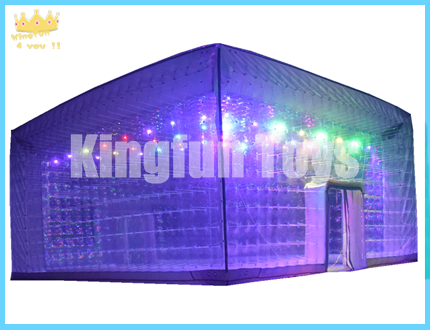 Exhibition inflatable led cube