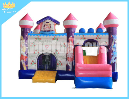 Girl castle with slide