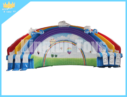 Rainbow water amusement park