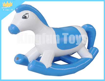 Inflatable rocking horse