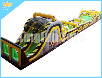 Giant toxic inflatable obstacle