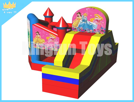 Princess bouncy castle combo