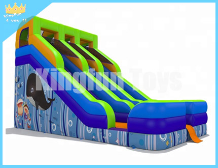 Seaworld inflatable slide