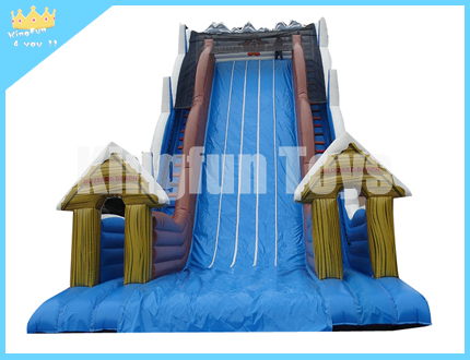 Christmas inflatable slide