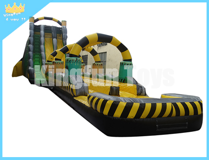 Toxic inflatable water slip slide
