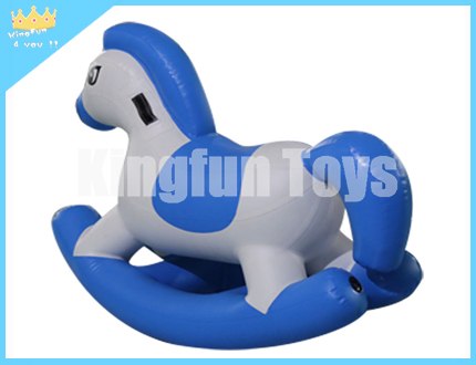 Kids inflatable rocking horses
